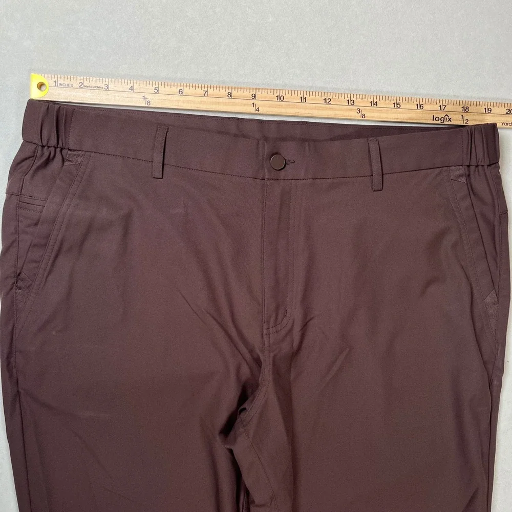 Jack Archer Slim Fit Pants Mens 38x29 (Hemmed) Chocolate Brown Tech Chino Casual